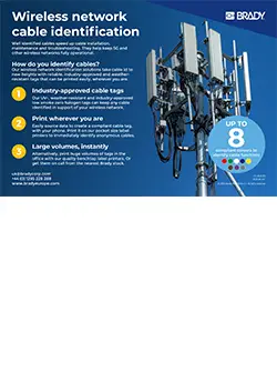 Telecom wireless network infosheet Europe English