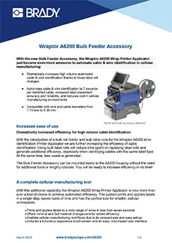 A6200 Bulk Roll Accessory productmemo Europe English