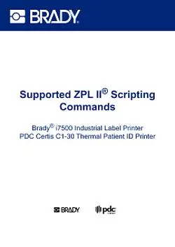 Supported ZPL II Commands English