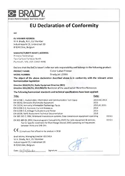 J2000 EU Declaration of Conformity