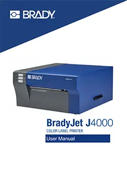 BradyJet J4000 User Manual English