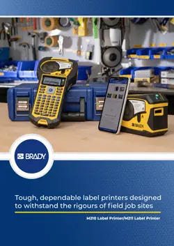 M210 M211 Label Printer Brochure Europe English