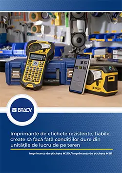 M210 M211 Label Printer Brochure Europe Romanian