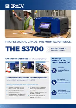 S3700 Printer Infosheet Europe English