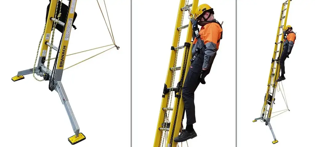 Extention Ladders: Branach Euro EN795 Fall Control System