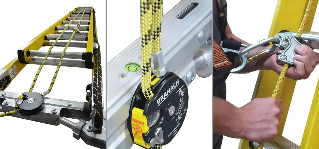 Extention Ladders: Branach Euro EN795 Fall Control System