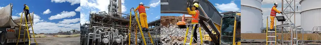 Fiberglass Ladders and Step Platform Ladders by Branach