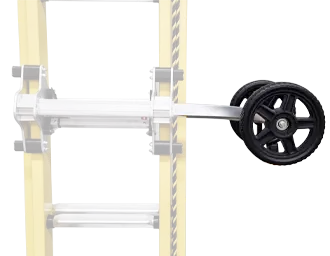 Extension and Single Ladder Accessories: Vertical Wheels