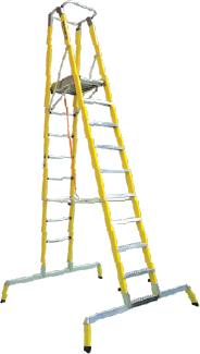 Safety Step Platform Ladders: EuroMaster Premium Step Platform (FPE-PM)