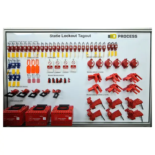 Stație Lockout-Tagout (LOTO) / Blocare-Marcare